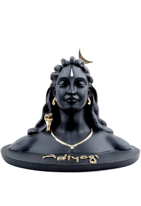Adiyogi Shiva Statue for Car Dash Board, Pooja & Gift (Black-5.5Inches) Adiyogi Shiva Statue for Car Dash Board, Pooja & Gift (Black-5.5Inches)