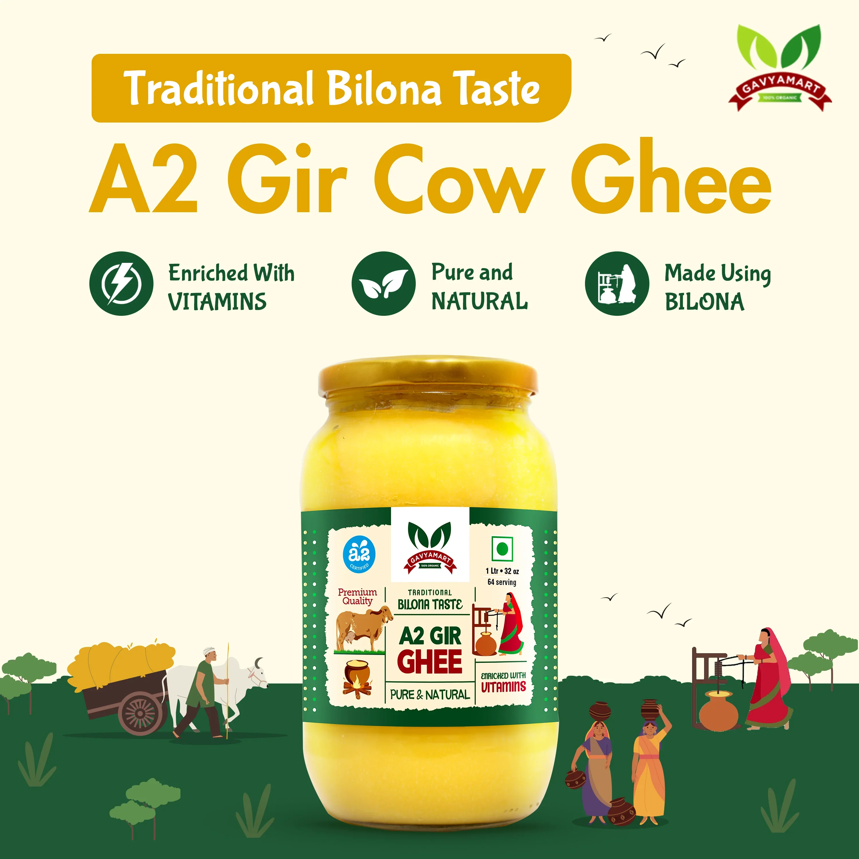 A2 Gir Cow Ghee A2 Gir Cow Ghee