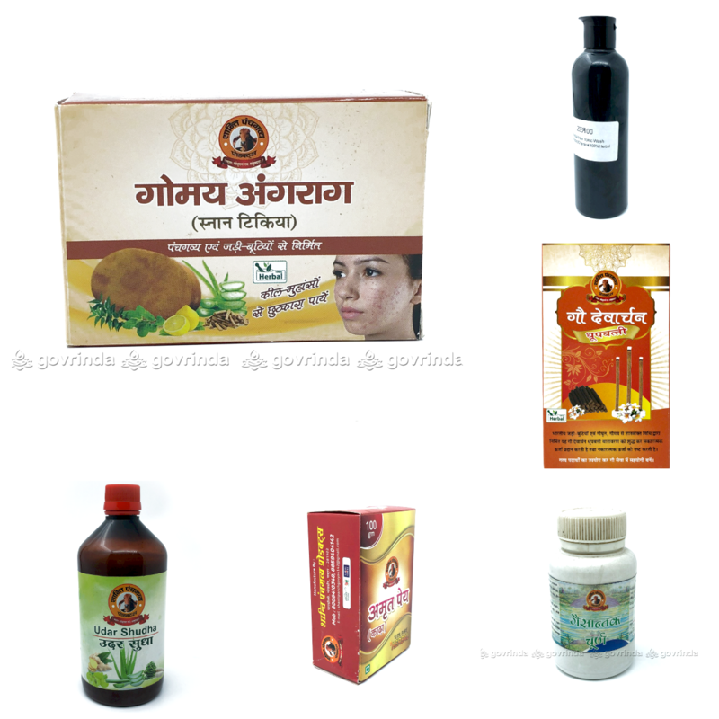 Combo Pack – Soap, Udar Sudha, Churna, Kadha, Shampoo & Dhoop Combo Pack – Soap, Udar Sudha, Churna, Kadha, Shampoo & Dhoop
