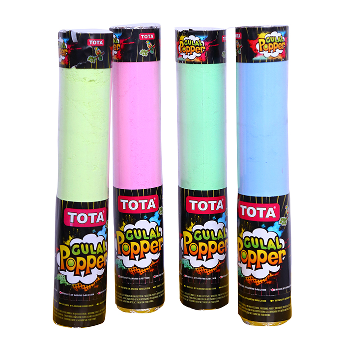 TOTA Herbal Gulal Popper | Vibrant Holi Color Blast (30cm, 4 x POP Multicolor) TOTA Herbal Gulal Popper | Vibrant Holi Color Blast (30cm, 4 x POP Multicolor)