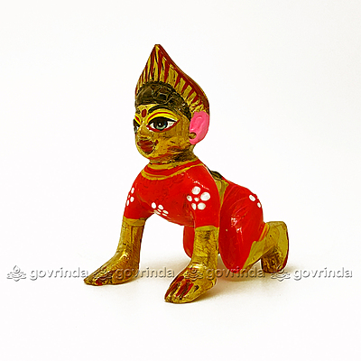 Radha Idol Red with Makeup | Bal Radha Rani Ji | Baby Radha Rani (Height: 2" No. 2) Radha Idol Red with Makeup | Bal Radha Rani Ji | Baby Radha Rani (Height: 2" No. 2)