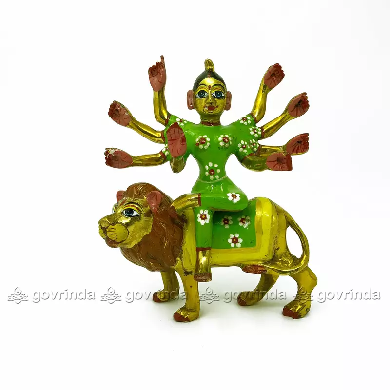 Durga Maa Idol | Brass (Size: 8 inch) | Durga MATA Murti for Home Decor & Puja Room Durga Maa Idol | Brass (Size: 8 inch) | Durga MATA Murti for Home Decor & Puja Room