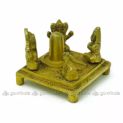 Lord Shiv parivar with Shivling / Brass Idol / Diwali Gift / Shiv Parvati Nandi Kartikey Lord Shiv parivar with Shivling / Brass Idol / Diwali Gift / Shiv Parvati Nandi Kartikey