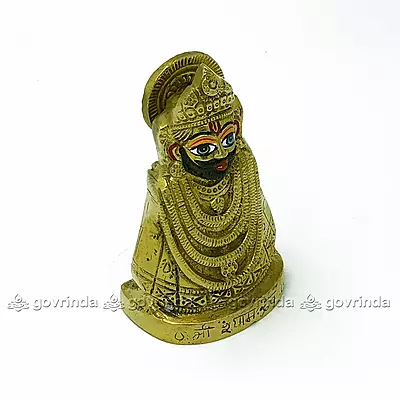 Baba Khatu Shyam ji Idol Statue Showpiece for Home and Pooja Decoration | Khatu Shyam Murti for Home and Car Dashboard | Gifting (Gold, 5 Inches) Baba Khatu Shyam ji Idol Statue Showpiece for Home and Pooja Decoration | Khatu Shyam Murti for Home and Car Dashboard | Gifting (Gold, 5 Inches)