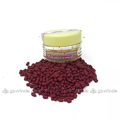 Shriji Braj Krishna Chandan Teeka | Pure Danedar Chandan | Shaym Teeka, Kesar Teeka, Lal Teeka (Pack of Set 1) Shriji Braj Krishna Chandan Teeka | Pure Danedar Chandan | Shaym Teeka, Kesar Teeka, Lal Teeka (Pack of Set 1)