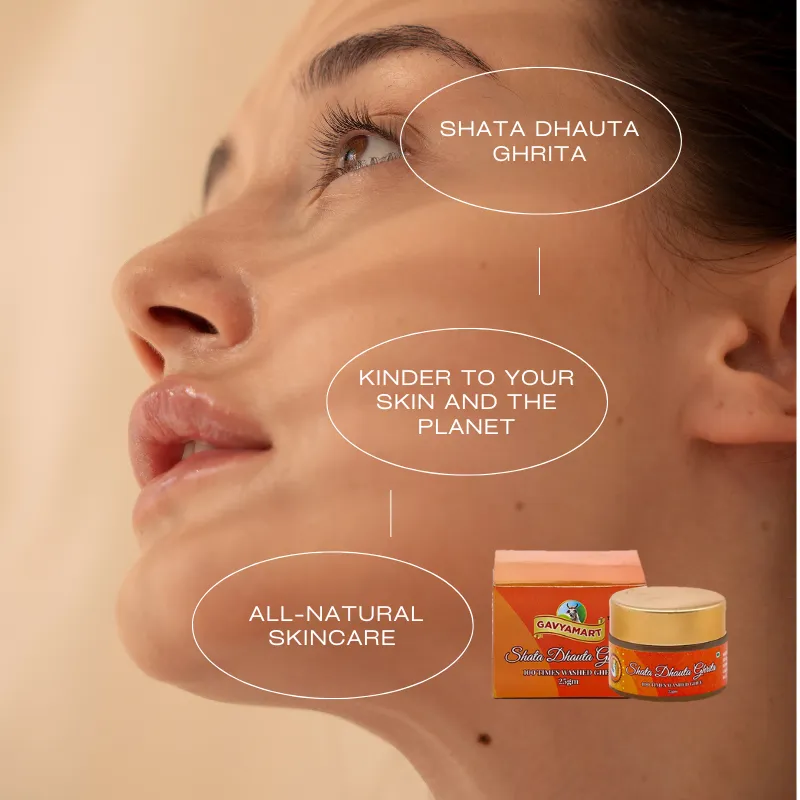 Gavyamart Shata Dhauta Ghrita - Skin Cream (100-time washed Ghee) Gavyamart Shata Dhauta Ghrita - Skin Cream (100-time washed Ghee)